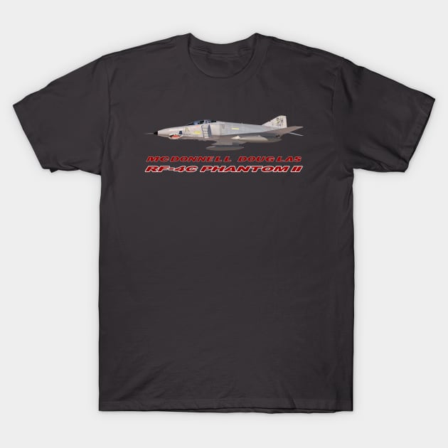 McDonnell Douglas RF-4C Phantom T-Shirt by John_Matthews_Art
